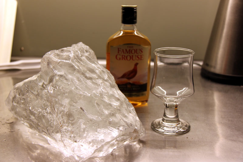 Whisky on the rock